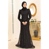 Raika Moda Büyük Beden Gliten Tesettür Abiye Tuana