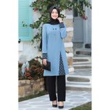 Raika Moda Lazer Kesim Detaylı Büyük Beden Tesettür Takım