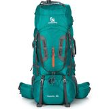 Raikou Ultra Dayanıklı Su Geçirmez Trekking Çantası – Ergonomik Tasarım, 80L Kapasite-Yeşil - Tekno Yeşil
