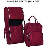 Rain Baby Anne Bebek Taşıma Seti - Bordo