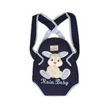 Rain Baby Bebek Kanguru Tavşan Desen Belden Bağlamalı - Açık Mavi