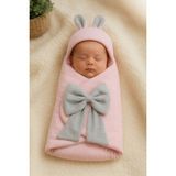 Rain Baby Bebek Kundak Fiyonklu Sevimli Kundak - 45 x 71 cm