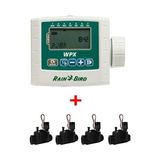 Rain Bird Esp 9V Pilli Kontrol Ünitesi Selenoid Vana Seti 4 Istasyon 4 Vana - Siyah