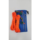 Rainbow 20 Metre Polyester Ip 4 Mm Çapı 2 Ad Çadır Kazığı 6 Adet Gergi Aparatı Taşıma Çantası