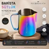 Rainbow Barista Art Pitcher 600 ml - Süt Potu Gökkuşağı