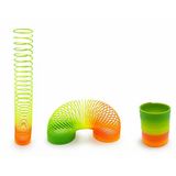 Rainbow Gökkuşağı Stres Yayı - Kutulu Büyük Boy Plastik Slinky Oyuncak Liv806
