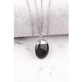Rainbow Obsidyen Doğal Taş Kolye
