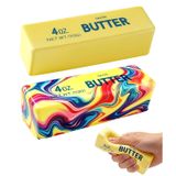 Rainbow Tereyağı Squishy Stres Oyuncağı Yavaş Yükselen Sıkma Oyuncağı Fidget Oyuncak Duyusal Anti Stres El Egzersiz Oyuncağı Çocuk ve Yetişkin İçin 1 Adet