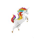 Rainbow Unicorn Folyo Balon 8729