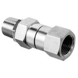 Raincovo Basınçlı Yıkama Makinesi Döndürülebilir, 3/8 İnç NPT Dişli Basınçlı Yıkama Armatürleri, 5000 PSI, Paslanmaz Çelik