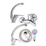 Rainex 4'lü Mix Banyo Lavabo , Eviye Batarya Seti ve Duş Seti.