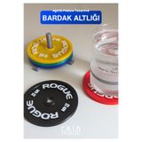 Rainmade Bardak Altlığı Seti - Ağırlık Plakası Tasarımlı 3D Baskı