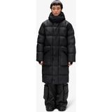 Rains Alta Long Puffer Erkek Siyah Mont - 01-Siyah