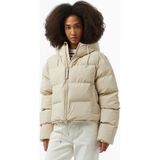 Rains Alta Short Puffer Kadın Krem Mont - 26-Krem - XS