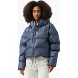 Rains Alta Short Puffer Kadın Lacivert Mont - 36-Lacivert