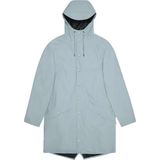 Rains Gri Erkek Yağmurluk Long Jacket W3 - Mavi