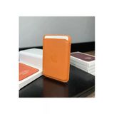 RainyFire Tech MagSafe Animasyonlu Orijinal Deri Cüzdan Tüm Modellerle Uyumlu - Turuncu