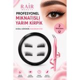 rair 2 Mıknatıslı Yarım Kirpik – Çekik Bakış Etkisi, Doğal ve Belirgin Görünüm