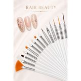 RAİR BEAUTY 15'li Tırnak Desen Verme Fırçası Nail Art Fırçası