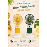 RAİR BEAUTY Meyve Tasarımlı Mini El Masa Fanı 3 Kademeli Sessiz Taşınabilir Vantilatör KARIŞIK GÖNDERİLİR.