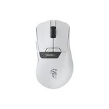 Raito Reflex 26000 Dpi Pixart Paw 3395 OLED Ekran & Makro Yazılım 59GR Rgb Kablosuz Gaming Mouse - Beyaz (Tri Mod 2.4 Ghz Kablosuz + Bt5.1 + Type-C) - Option-1 - 001-Renkli