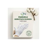 RAJ Egzama Eldiveni - Pamuklu Koruyucu Eldiveni