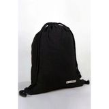 Rakerplus 35x40 cm Siyah Ham Bez Büzgülü Unisex Sırt Ayakkabı Çantası