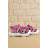 Rakerplus Artico Hakiki Deri Pembe Çocuk Sandalet