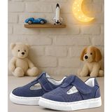 Rakerplus Bheem Hakiki Deri Lacivert Nubuk Cırtlı Bebek Sneaker Sandalet