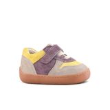 Rakerplus Bob Hakiki Deri Vizon Sarı Barefoot Cırtlı Lastikli Bebek Sneaker Ayakkabı