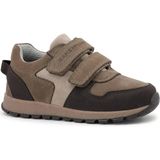 Rakerplus Hakiki Deri Cırt Cırtlı Kahve Vizon Çocuk Sneakers Spor Ayakkabı - Kahverengi