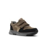 Rakerplus Hakiki Deri Kahverengi Siyah Çocuk Sneakers Spor Ayakkabı