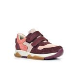 Rakerplus Hakiki Deri Pudra Bordo Çocuk Sneakers Spor Ayakkabı