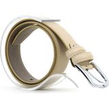 Rakerplus Krem 3 cm Erkek Çocuk Kemeri (80-100CM) - Krem Rengi - 105 cm