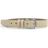 Rakerplus Krem 3 cm Erkek Çocuk Kemeri (80-100CM) - Krem Rengi - 110 cm