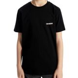 Rakerplus Siyah %100 Pamuk Unisex Kısa Kollu Çocuk Tişört