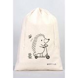 Rakerplus Tbons Özel Tasarım 30x40 cm Ham Bez Büzgülü Ayakkabı Torbası