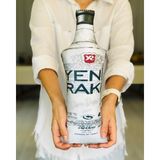 Rakı Şişesi Yastık - Beyaz - 15 x 35 cm