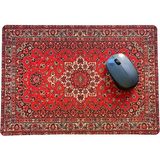 Rakkun Shop Halı Desen Baskılı Mousepad (28X40CM) - kırmızı klasik - Çok Renkli