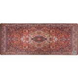 Rakkun Shop Mouse Pad, 30X70 Cm, Halı Desen Baskılı, Kaymaz Taban, Dikişsiz Kenar, Ergonomik, Ofis ve Oyuncular Için (Kırmızı Halı) - halı kilim deseni - Çok Renkli