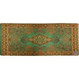 Rakkun Shop Mouse Pad, 30X70 Cm, Halı Desen Baskılı, Kaymaz Taban, Dikişsiz Kenar, Ergonomik, Ofis ve Oyuncular Için (Kırmızı Halı) - yeşil halı deseni