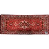 Rakkun Shop Mouse Pad, 30X70 Cm, Halı Desen Baskılı, Kaymaz Taban, Dikişsiz Kenar, Ergonomik, Ofis ve Oyuncular Için (Kırmızı Halı)