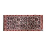 Rakkun Shop Mouse Pad, 30x70 cm, Mavi Halı Desen Baskılı, Kaymaz Taban, Bilek Destekli, Dikişsiz Kenar, Ergonomik, Ofis ve Oyuncular için (Çiçekli Halı)