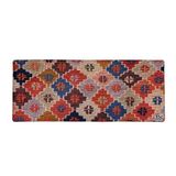 Rakkun Shop Mouse Pad, 30x70 cm, Mavi Halı Desen Baskılı, Kaymaz Taban, Bilek Destekli, Dikişsiz Kenar, Ergonomik, Ofis ve Oyuncular için (Rug)