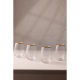 Rakle Astoria Gold 4'lü Meşrubat Bardağı Seti 570 cc - 4 Adet - 570 ml