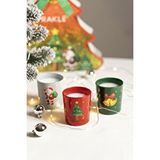 Rakle Bells 3'lü Mum Seti 120 gr - Kırmızı - Yeşil - Gri