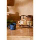 Rakle Cozy Metal Stantlı 4'lü Kupa Seti 180 cc - Renkli - 180 ml