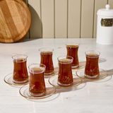 Rakle Dragonfly 170 ml Renkli 12 Parça Çay Seti