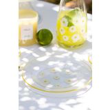 Rakle Fiona 4'lü Cam Pasta Tabağı Seti 19 cm