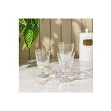 Rakle Pure Altın Yaldızlı 280 ml 4'lü Ayaklı Su Bardağı Seti